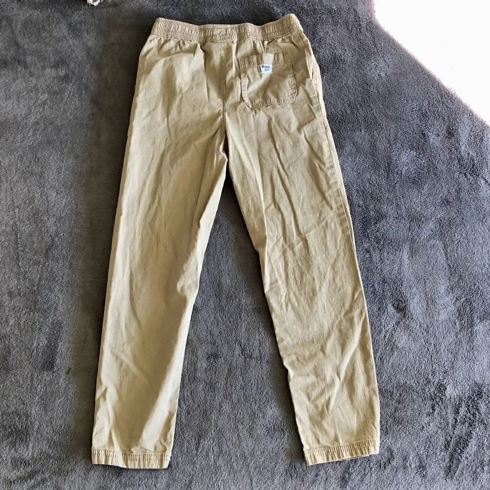 NWOT OshKosh Khaki Pull On Poplin Pants